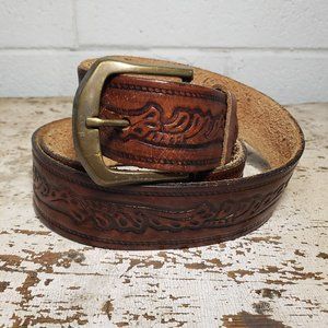 Men’s 38 ~ Unbranded Embossed Faux Leather Belt ~